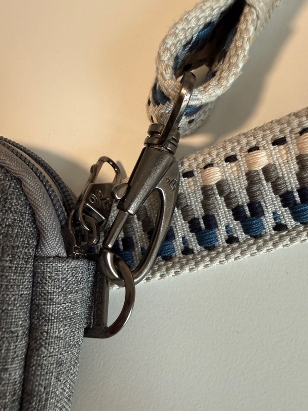 Travelon gray anti-theft with RFID technology crossbody - Picture 4 of 4